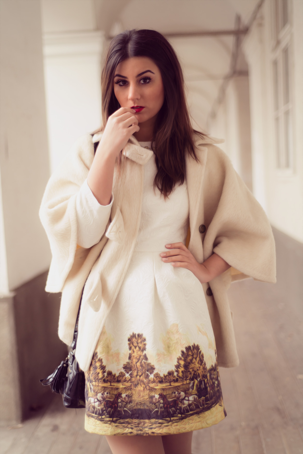 tinuta eleganta de valentine's day rochia alba iulia andrei fashion blog 