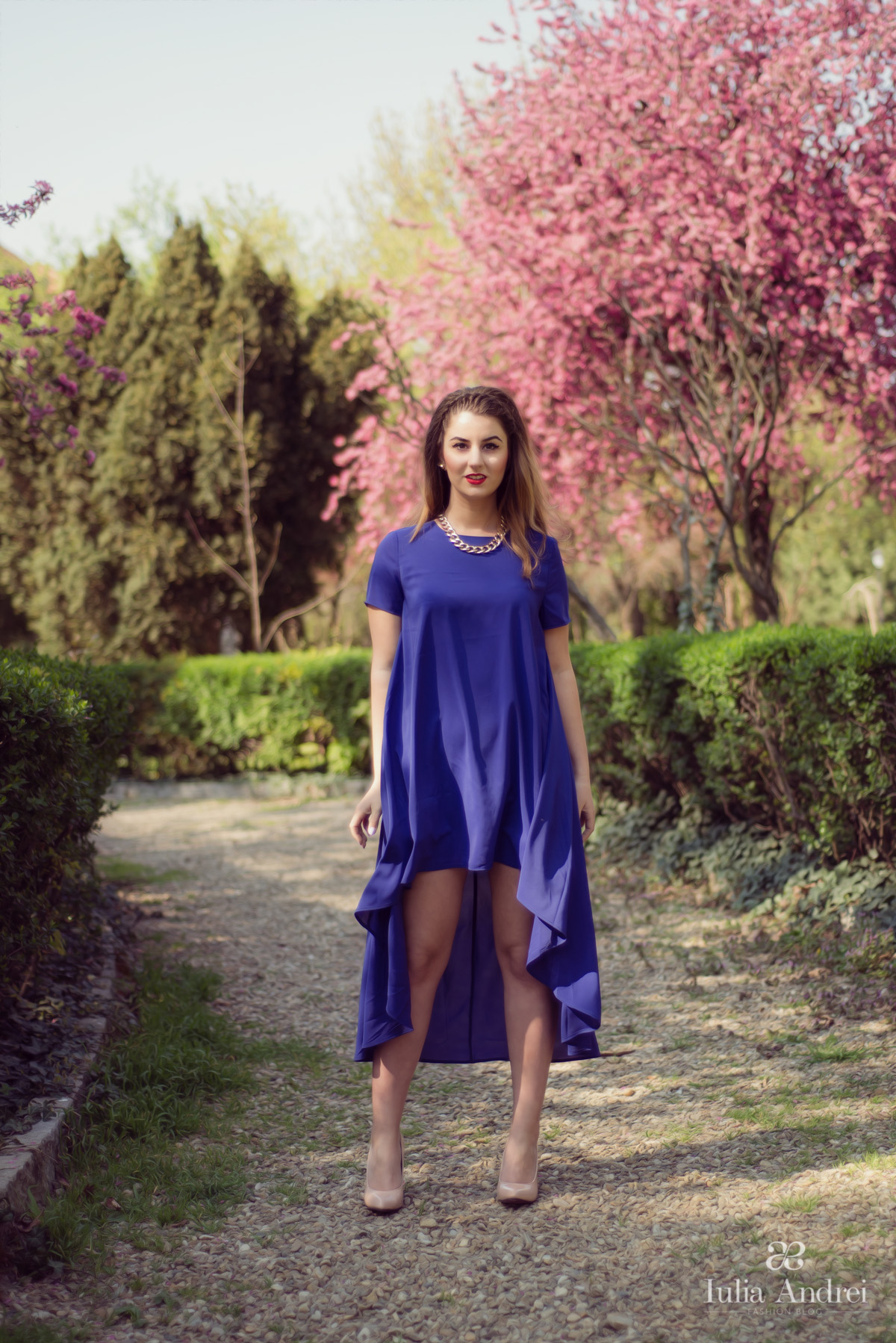 Rochia albastru de cobalt | Iulia Andrei Fashion Blog