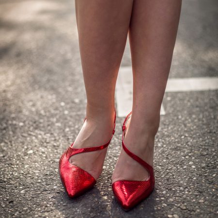 Pantofi stiletto rosii, mereu la moda