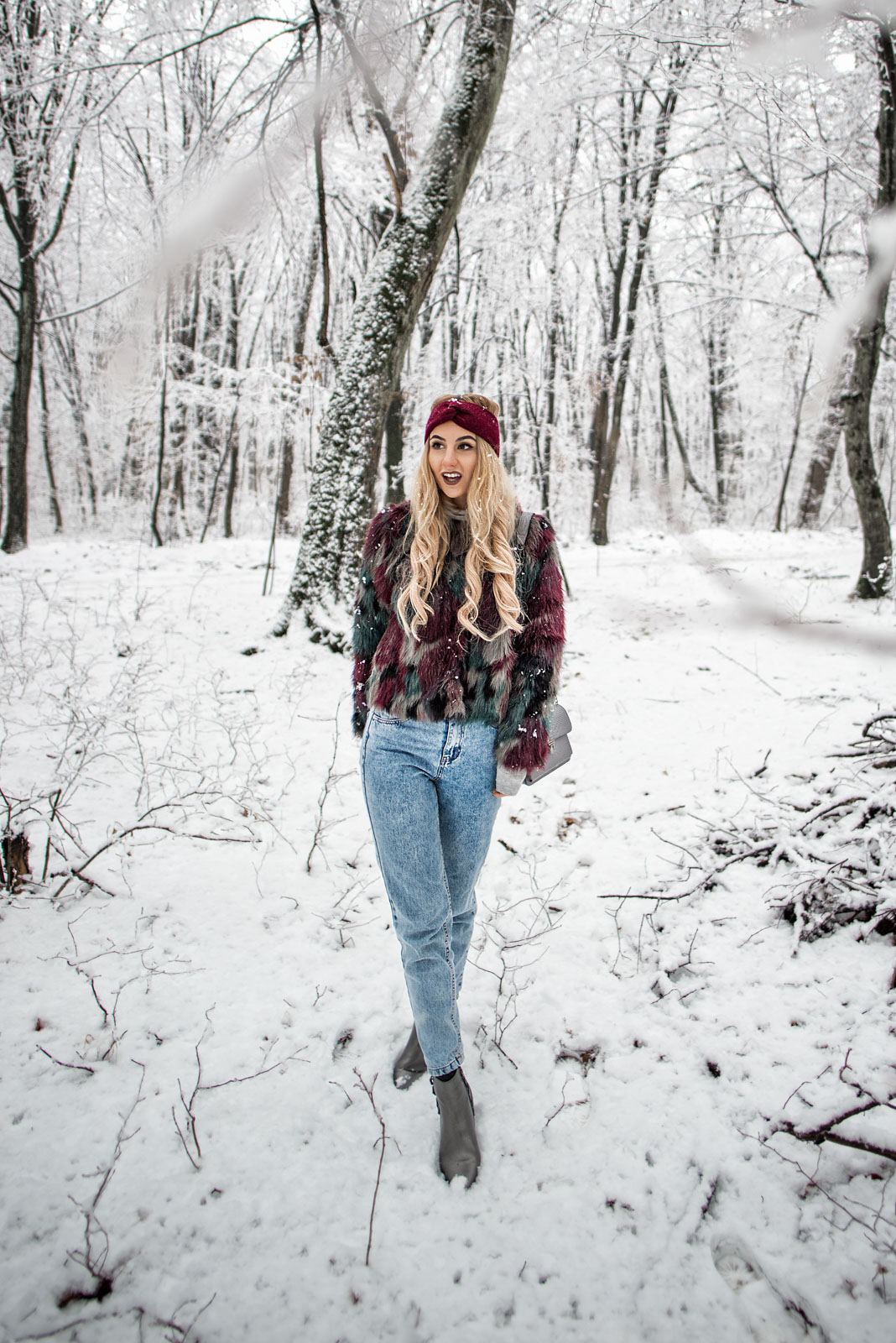 Chic and Warm in the Snow